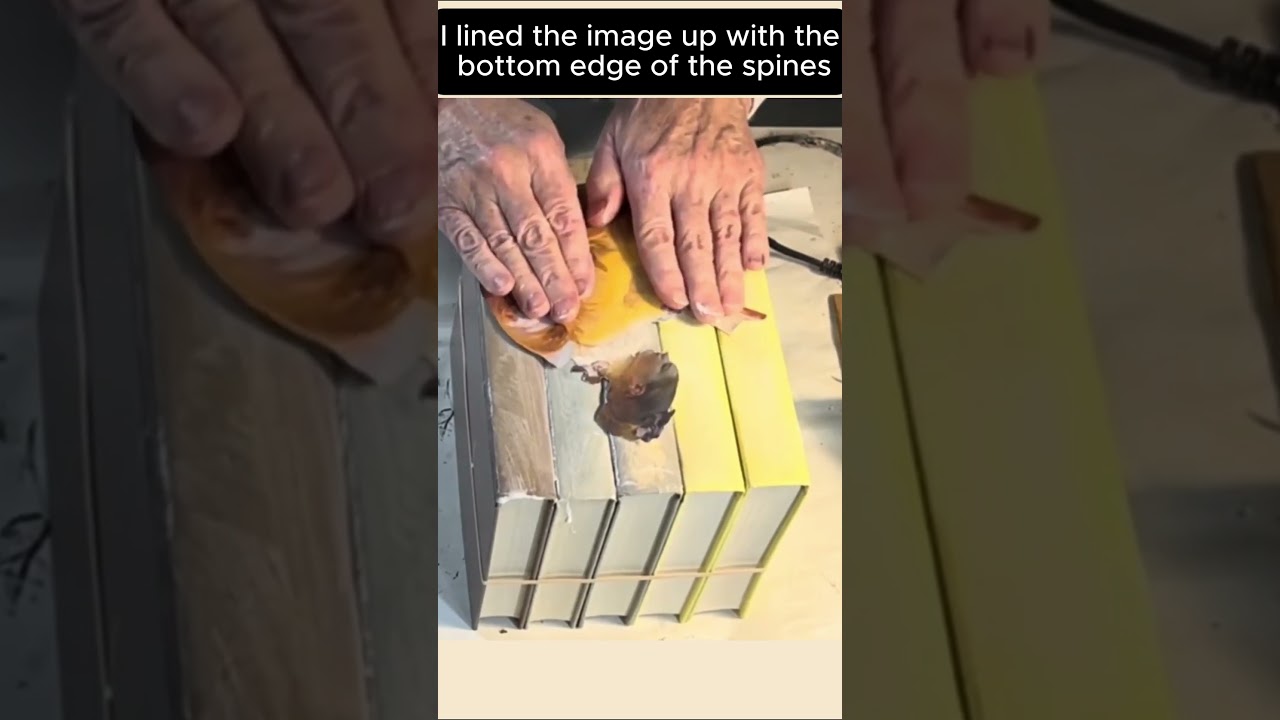 Turn OLD BOOKS Into Custom Art! 📚✨ | Easy Mod Podge Hack