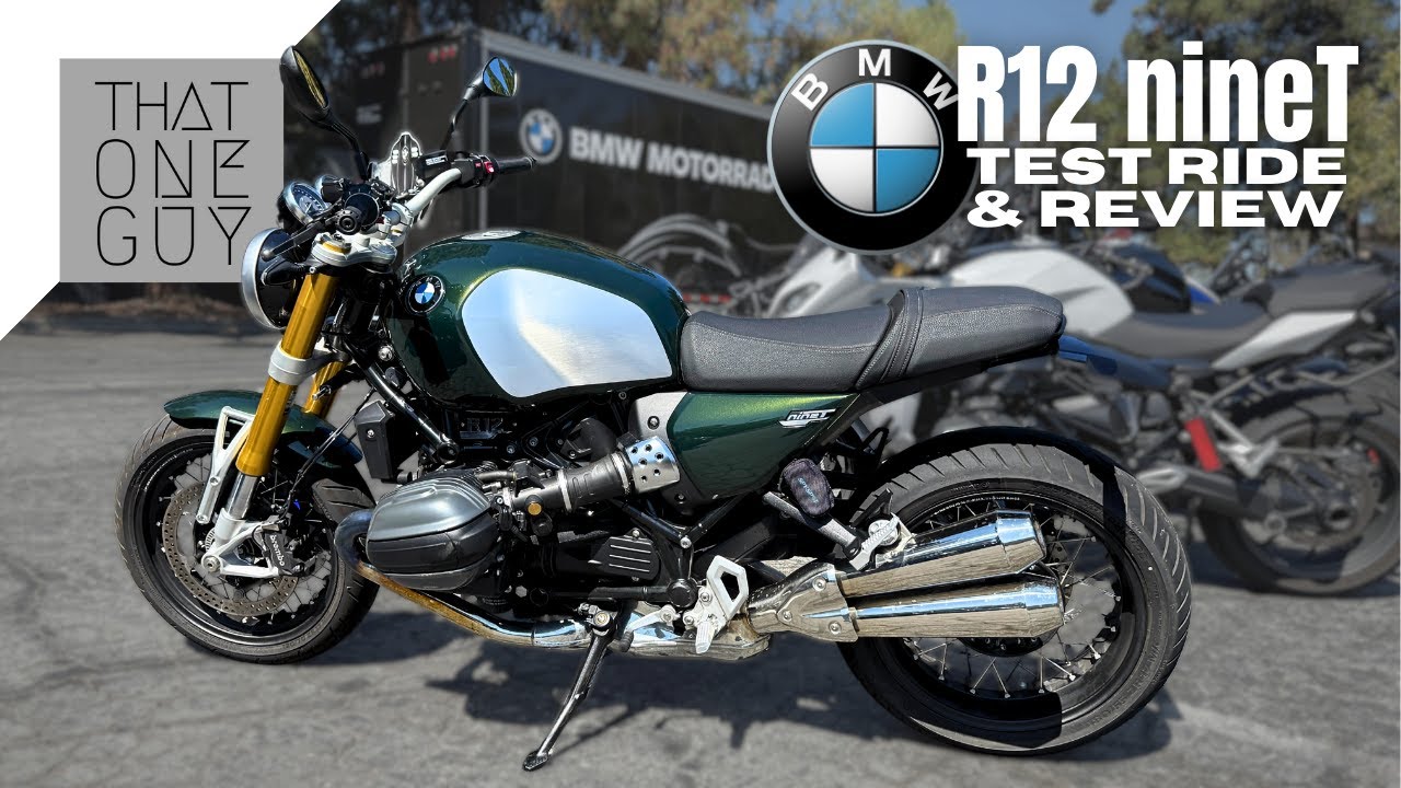 2025 BMW R12 nineT Test Ride | SoSo Cycles in East Bay California
