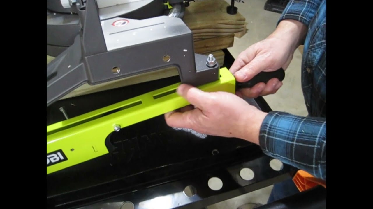 Торцовочная пила Ryobi 10 дюймов со стойкой