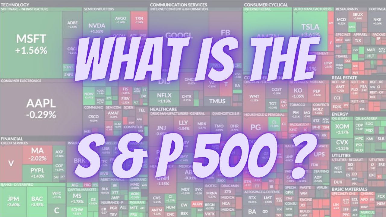 What is the S&P 500?  Standard and Poor 500?