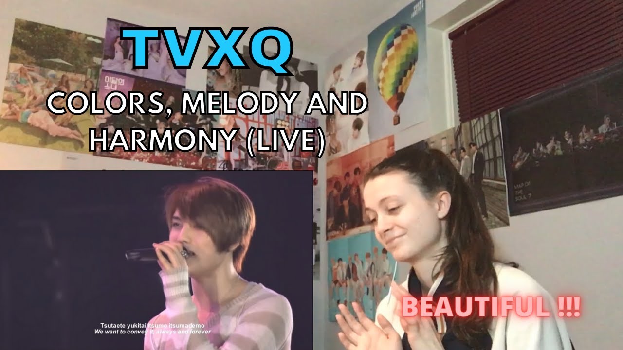 Reaction to TVXQ 'Colors, Melody and Harmony' (LIVE)