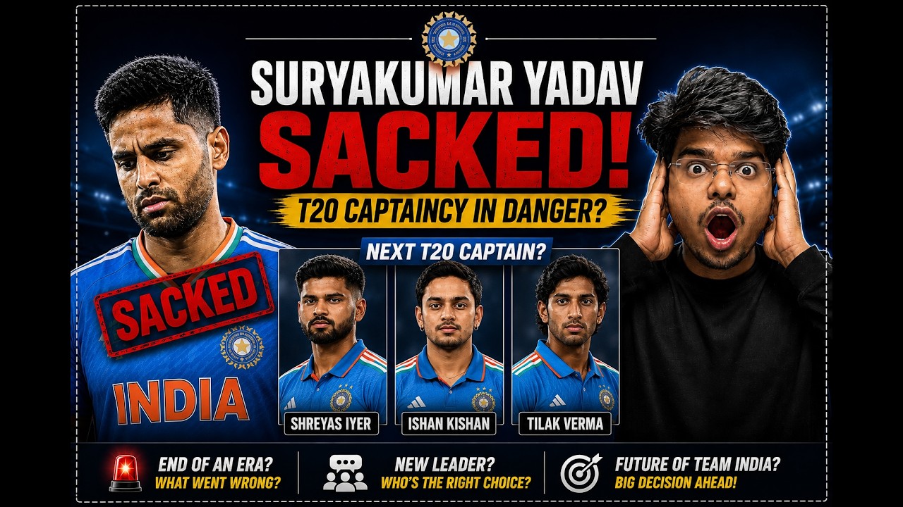 Surya Kumar Yadav Sacked? Who's going to replace him? #indiancricket #shreyasiyer #suryakumaryadav