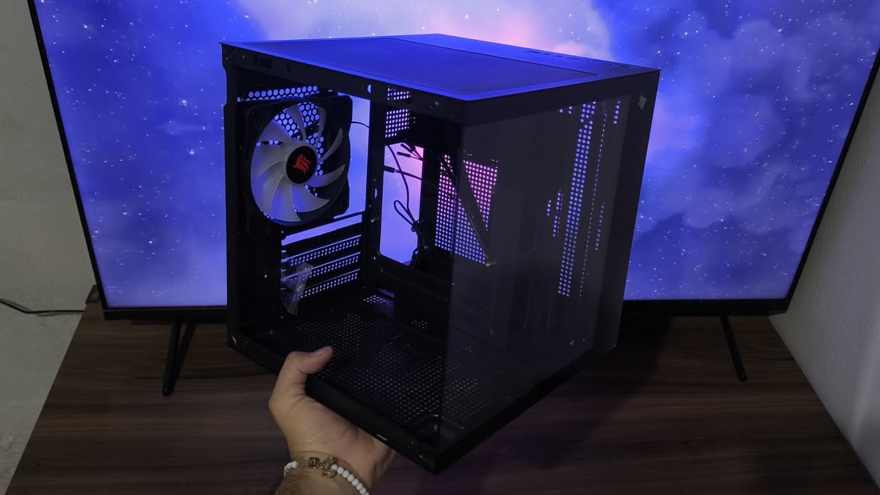Unboxing e "review" Gabinete Gamer Pichau ATOM - Primeiro Vídeo do Canal
