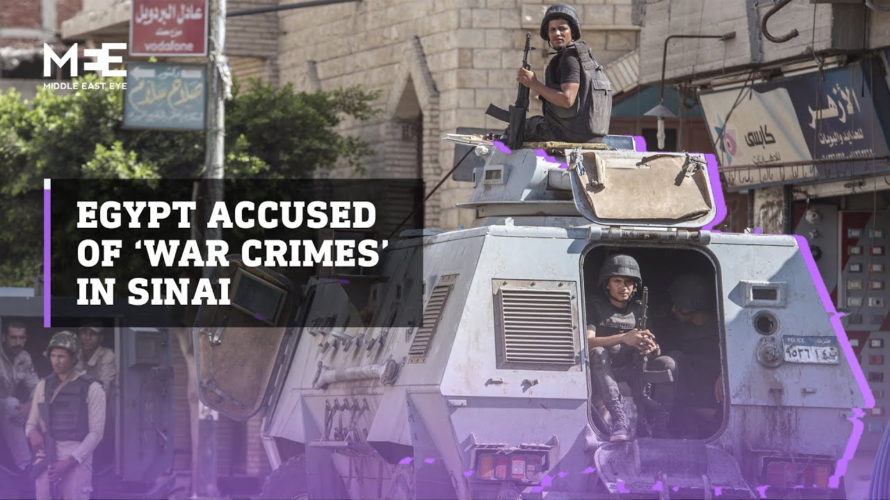Egypt&rsquo;s mass demolition of homes in Sinai &lsquo;likely war crimes&rsquo;