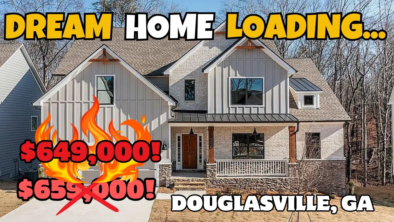 Stunning 5BR/4.5BA New Construction Home | Douglasville, GA | Luxury Meets Comfort + Room to Grow!