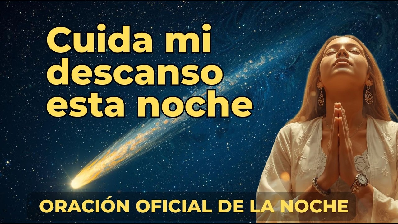 Oración de la noche para dormir profundamente con Dios