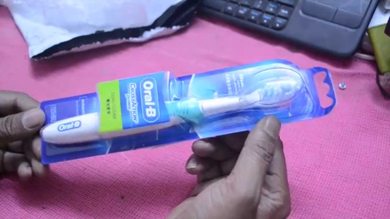 Oral B Cross Action Power ToothBrush Unboxing