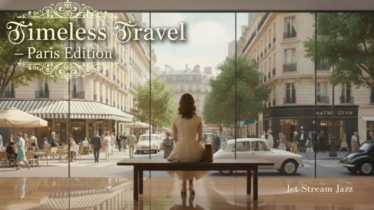 Timeless & Elegant Париж 1960-х, Окно Аэропорта и Винтажный Джет | Cruise Jet Stream Jazz