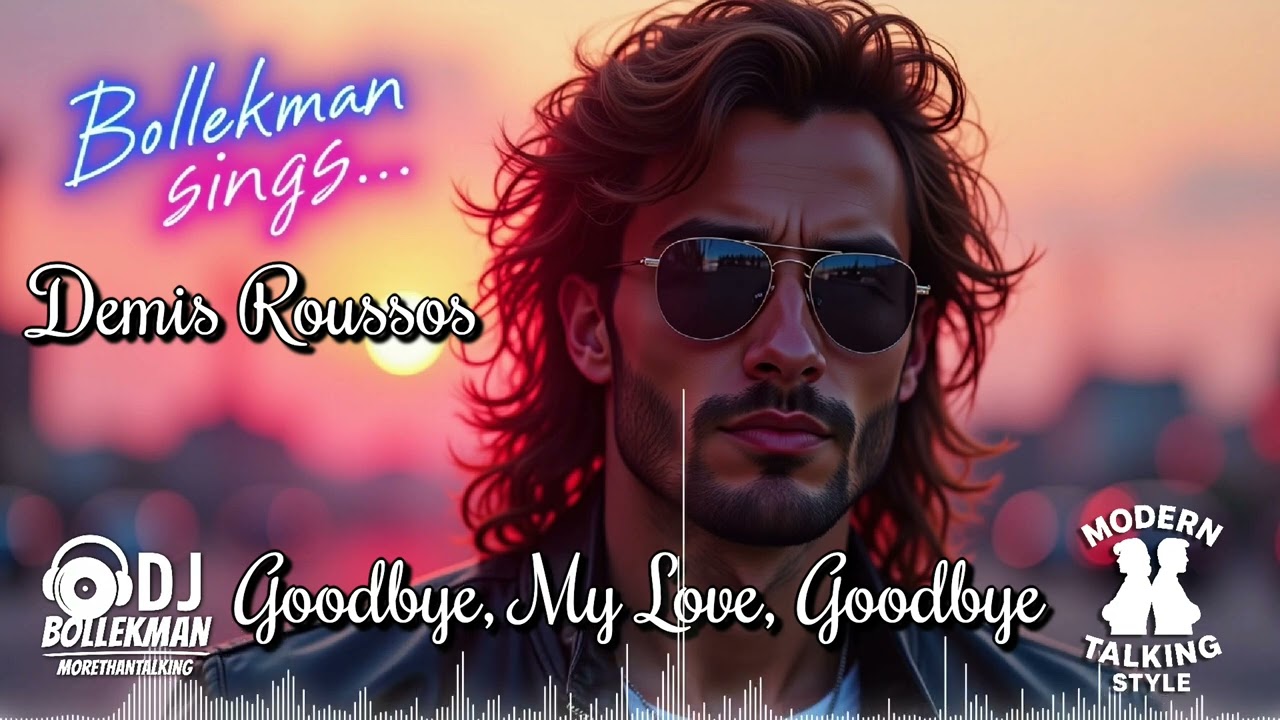 Goodbye, My Love, Goodbye 💔 Bollekman sings Demis Roussos | 80s Eurodisco Revival