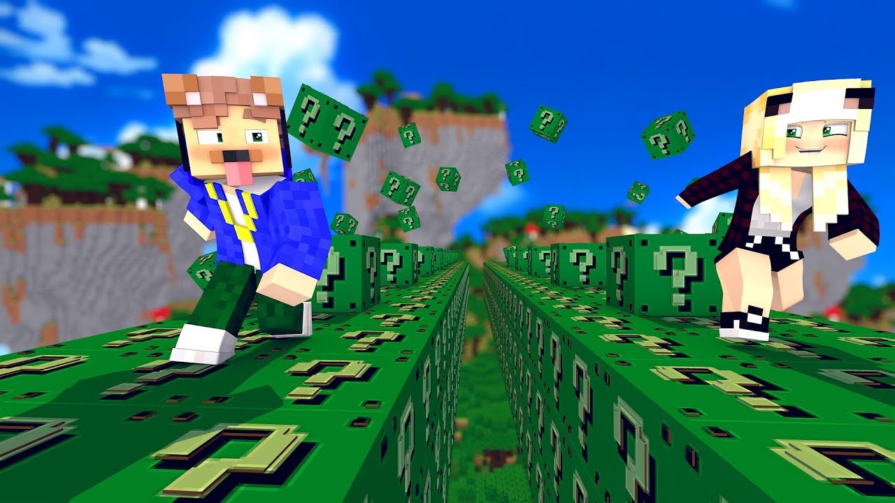 WIR MACHEN EIN CREEPER LUCKYBLOCK RACE!