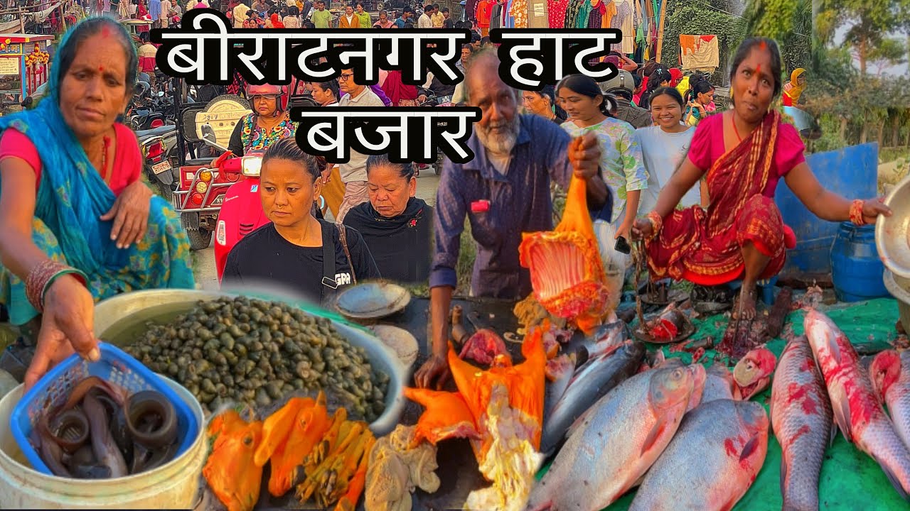 BIRATNAGAR HAT BAZAR MORANG🇳🇵Nepal Market Price Check: Fish vs Mutton Across Major Cities!🐐🐟😱