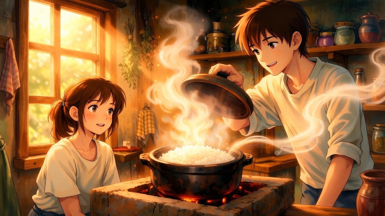 Simple Cooking, Gentle Moments | Ghibli-Inspired Film