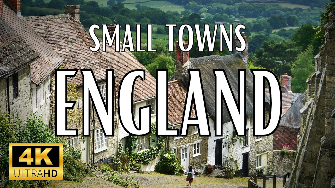 Top 10 Small Towns In England  - 4K (Travel Video)