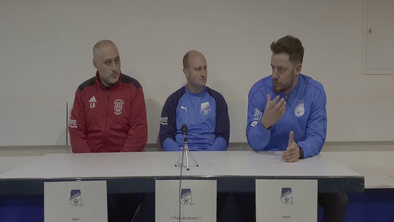 Pressekonferenz zum Spiel gegen Vatanspor Hemer