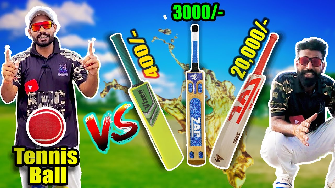 COMPARISON video ka BAAP 💪🏏|| PART - 2 || Aisa TENNIS BAT kabhi dekha nahi HOGA!!😯 ||