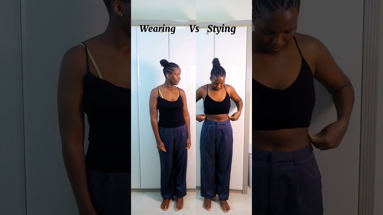 wearing or styling?  