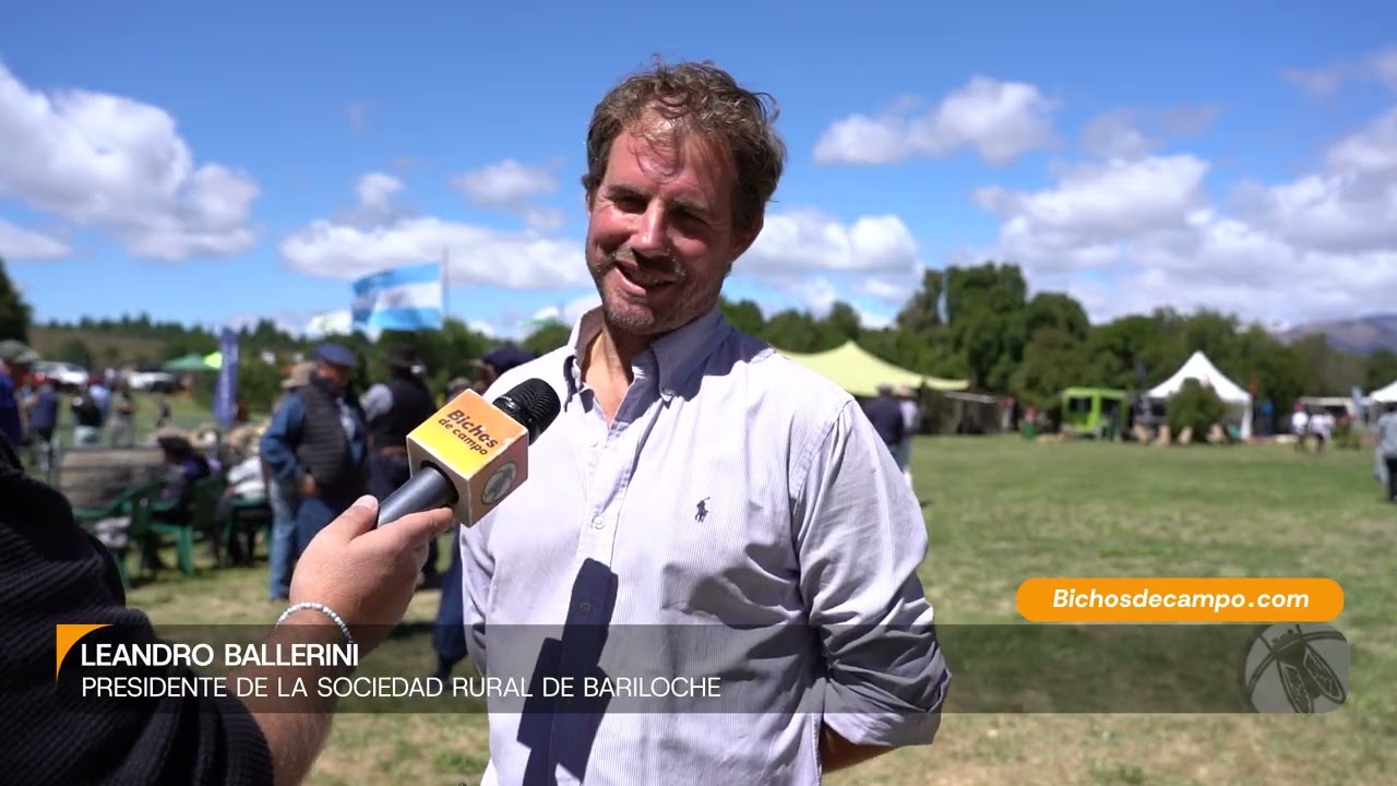 Leandro Ballerini, presidente de la Sociedad Rural de Bariloche