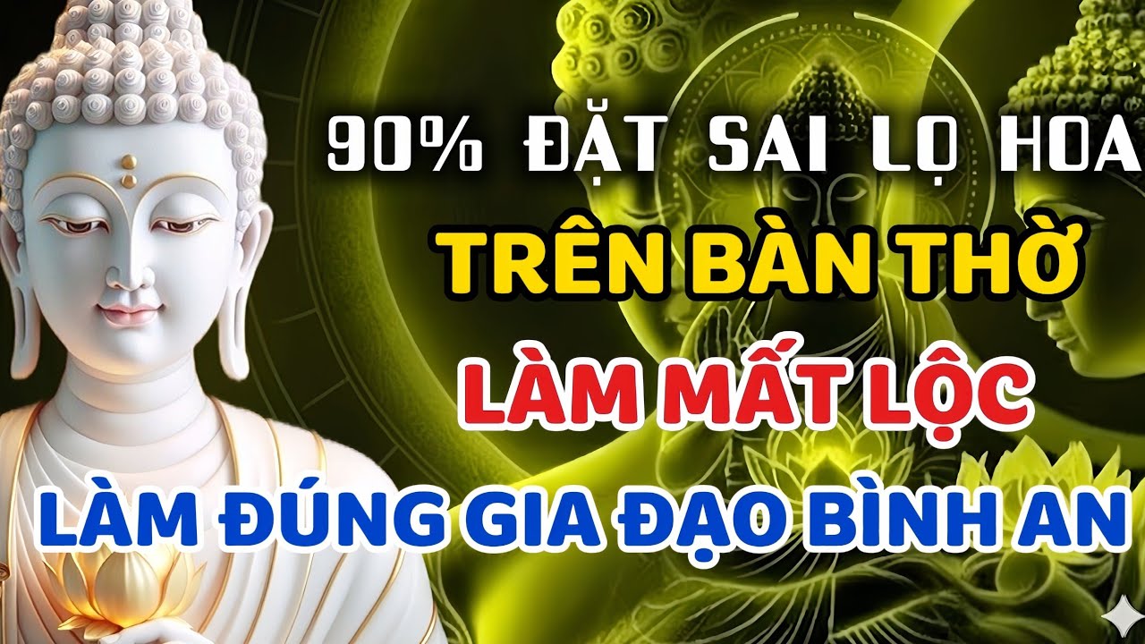 90% Người Việt Kiều Đặt Sai Lọ Hoa Trên Bàn Thờ Mà Không Hề Biết ! Ảnh Hưởng Tài Lộc #songtinhthuc 