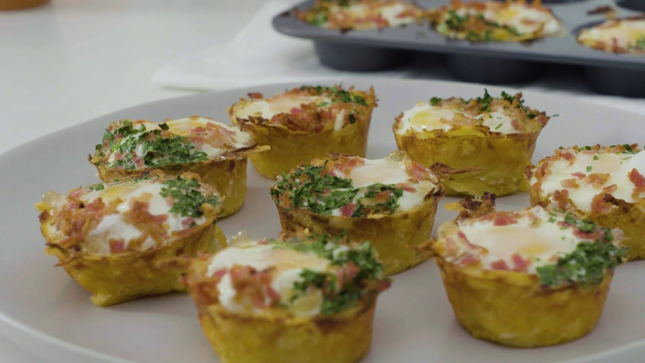 Hash browns Egg Nests
