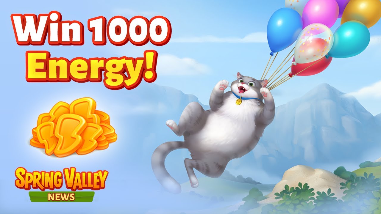 ВЫИГРАЙ 1000 ЭНЕРГИИ! С ДНЁМ РОЖДЕНИЯ, ВЕСЕННЯЯ ДОЛИНА! 🎉
