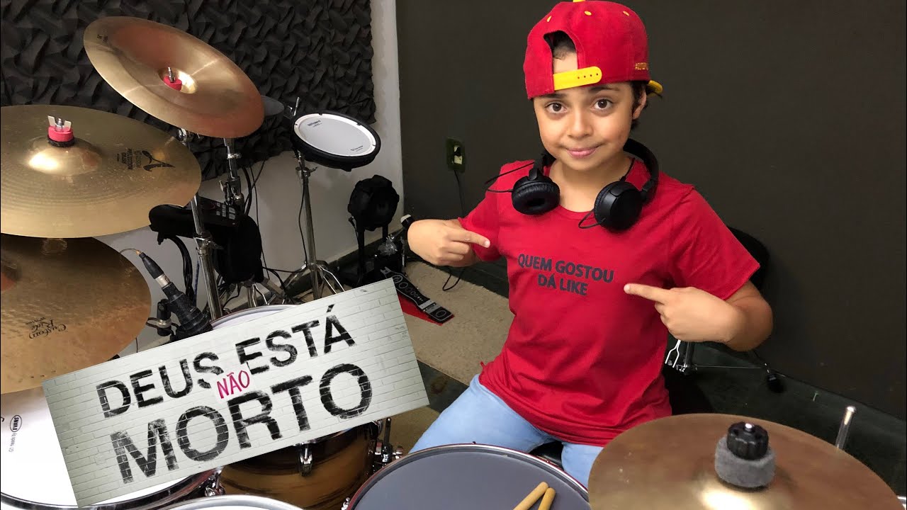 Deus Não Está Morto - Fernandinho (Pierre Maskaro - Drum Cover) Playback