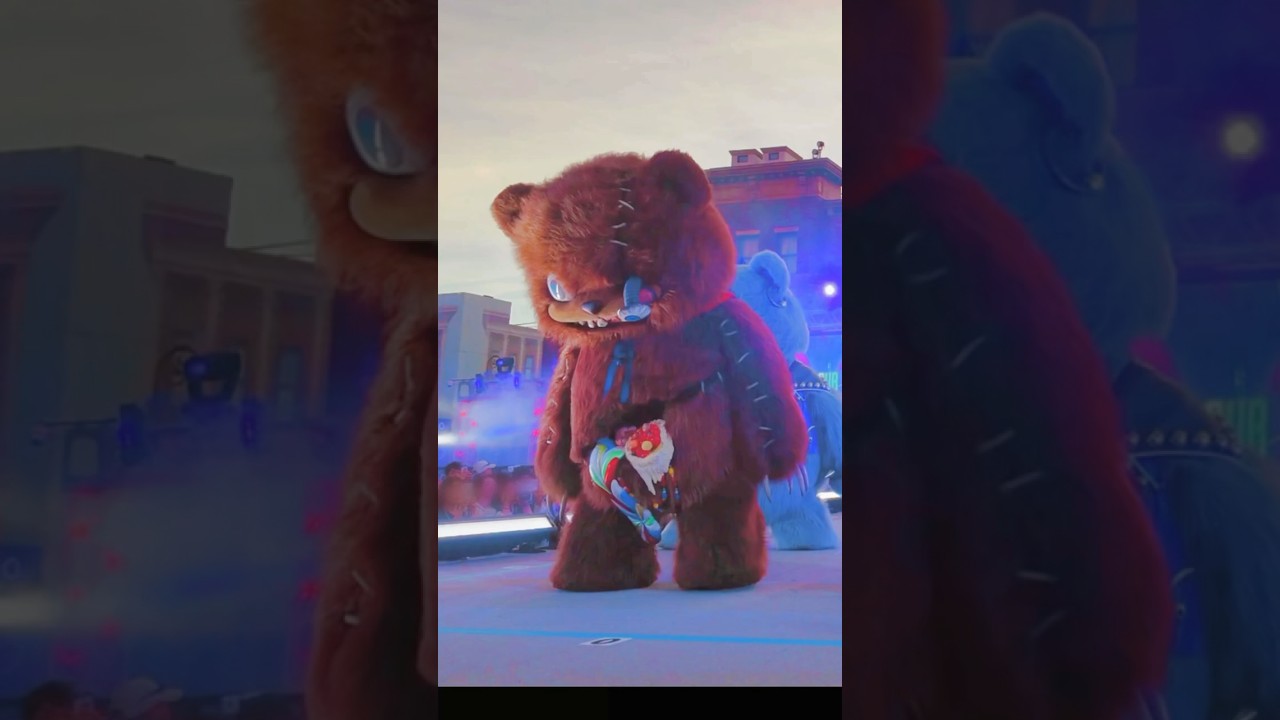 黄昏時のハミクマ・パンク・ソウルちゃん達が可愛らしい🧸💕歌に深い言葉がいっぱい🎵ハミクマ・スウィート・スクリーム・パーティ🍭#halloweenhorrornights