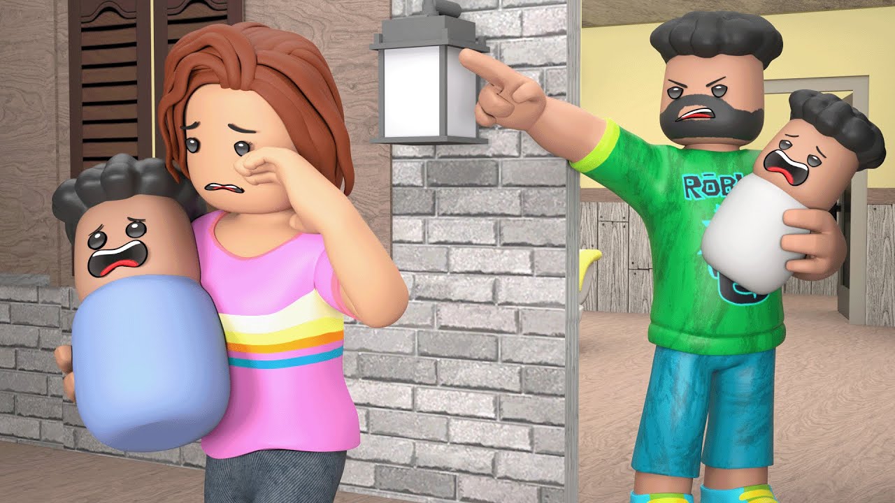 ROBLOX Brookhaven 🏡RP: Разделённые близнецы 3: Бедный ребёнок и злой отец | Roblox Jake