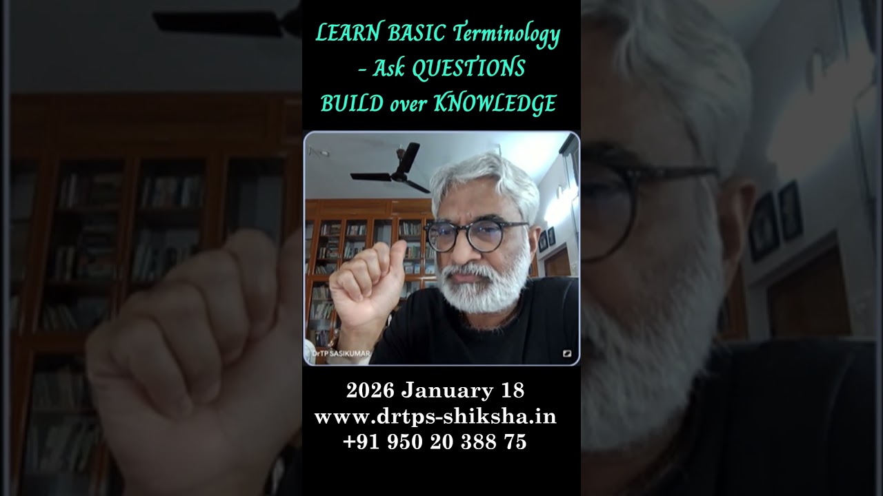 260118, Learn Basic Terminology, Ask Questions, Build Knowledge, Psychology, Self Diagnosis, DrTPS