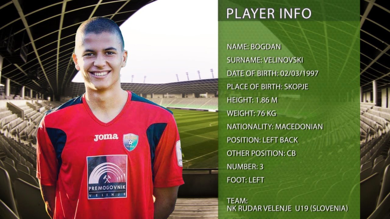 Bogdan Velinovski #3 - NK Rudar Velenje