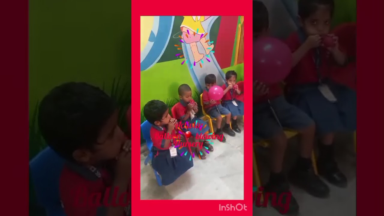 Activity # Nursery Balloon 🎈 blowing # Bharatnagar# 2025-26