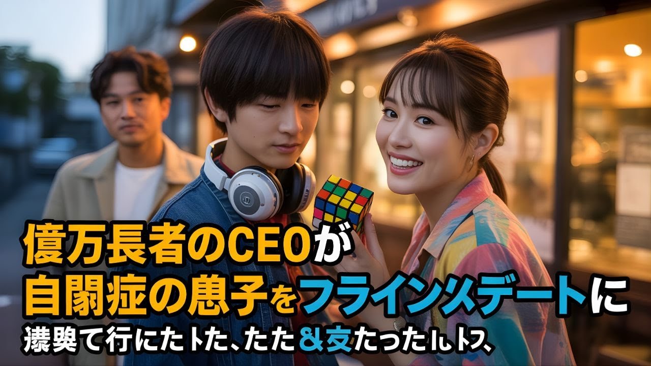 「億万長者のCEOが自閉症の息子をブラインドデートに連れて行った。最初に話しかけたのは、たった一人の少女だった――そして」