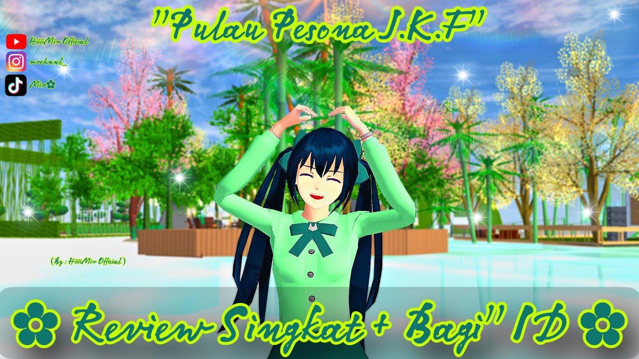 ✿ Review + Bagi” ID Pulau Pesona Yang ada di Drama J.K.F 😜 || Sakura School Simulator