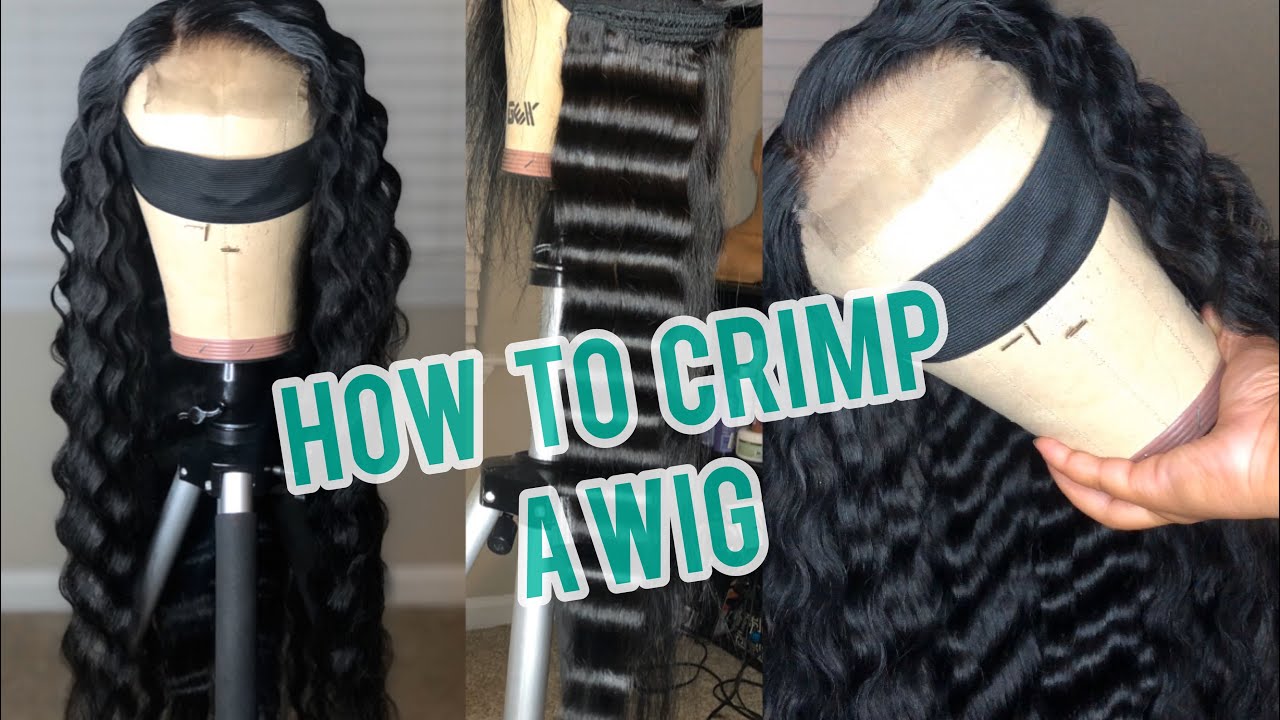 How to Crimp a Wig - STEP BY STEP using a crimp iron