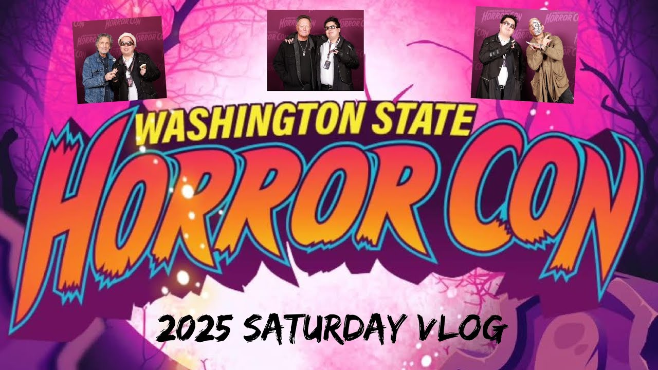 WA Horror Con 2025 Saturday Vlog: I got to meet T-1000 & Jack Skellington