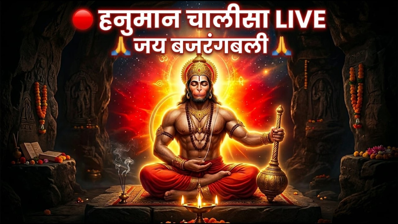 🔴 LIVE | श्री हनुमान चालीसा पाठ 🙏