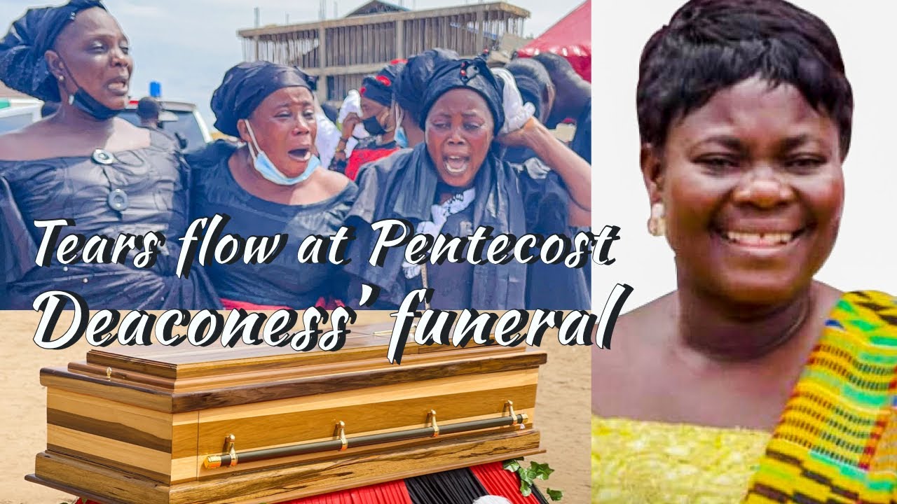 Tears flow at Church of Pentecost Deaconess’ Funeral😭… RIP Dcns. Rosemond Osaa💐