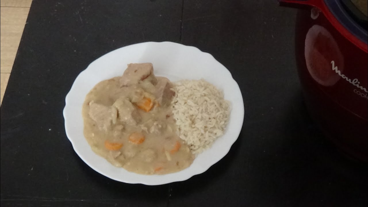 Sauté de porc à la crème de moutarde au cookeo