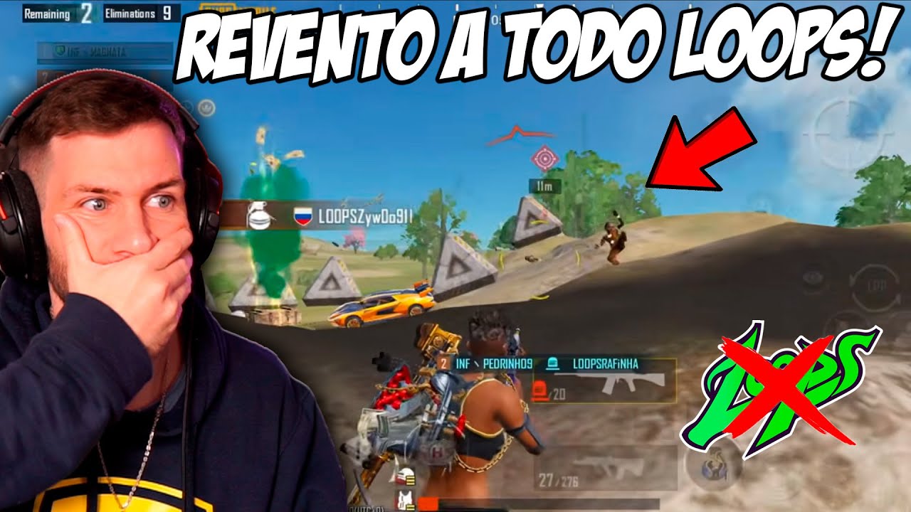 PRIMERA VEZ QUE REACCIONO A @Pedrinho Y VEO SEMEJANTE JUGADA CONTRA LOOPS!