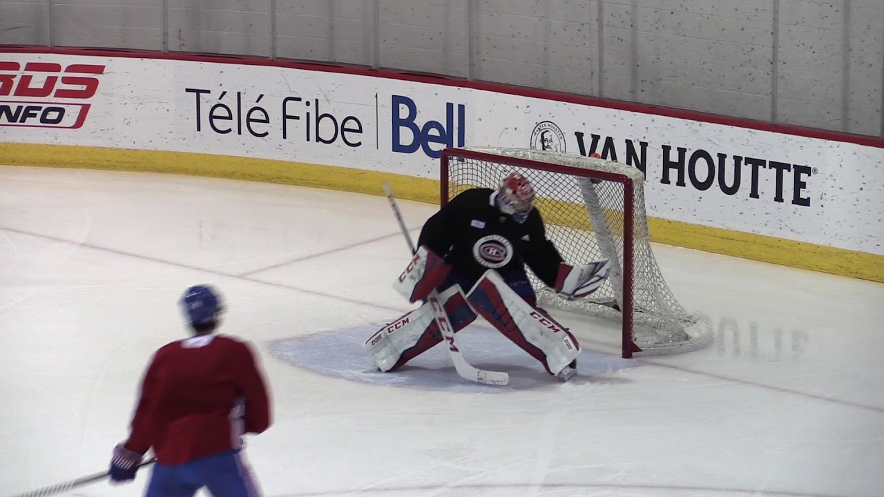 Carey Price Practice, November 25, 2017.
