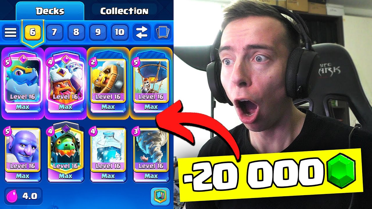 VYMAXOVAL Som Svoj DECK! - Clash Royale
