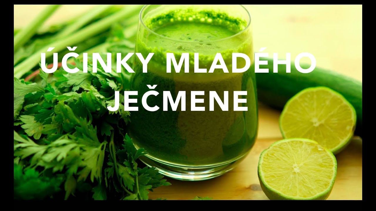 Zeleny ječmen a jeho &uacute;činky