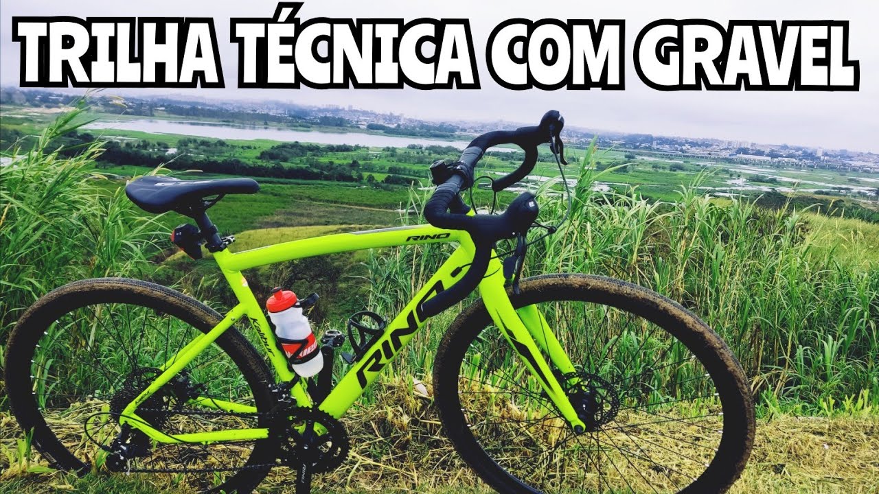 PEDALANDO EM TRILHAS COM BIKE GRAVEL RINO KALIBUR