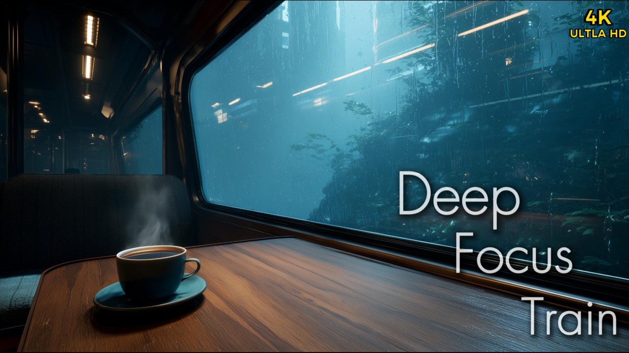 Deep Focus Train 🛤️ 2 Hours Cinematic Journey for Work & Study