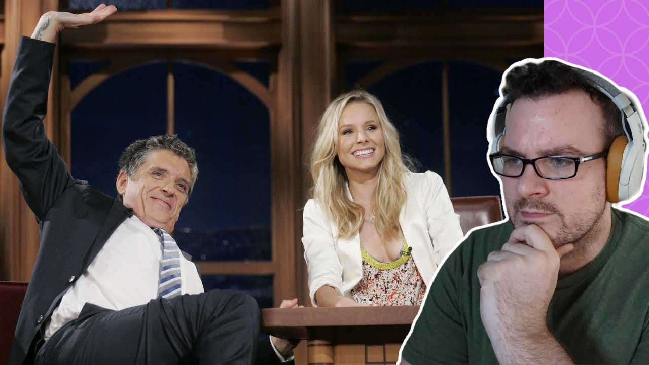 Late Late Show Kristen Bell making Craig Ferguson laugh! | Craig Ferguson reaction | REACTION