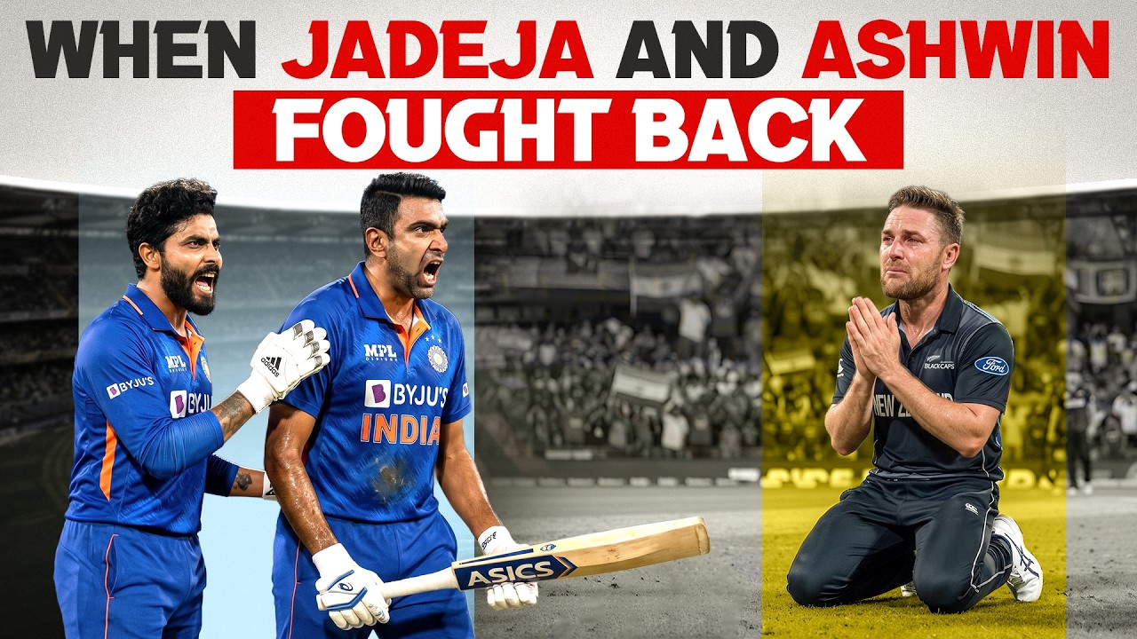 Jadeja & Ashwin Refused to Lose &ndash; The Ultimate Fightback I Timeless Cricket