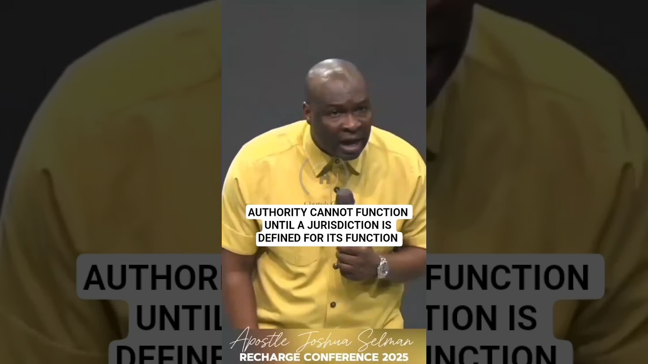 GOD DOESN'T HAVE AUTHORITY, RATHER POWER. - Apostle Joshua Selman