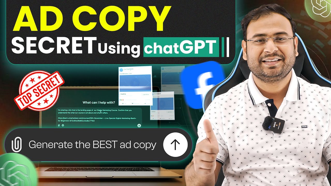 ChatGPT Hacks for Perfect Ad Copy (Crazy Method)| Umar Tazkeer