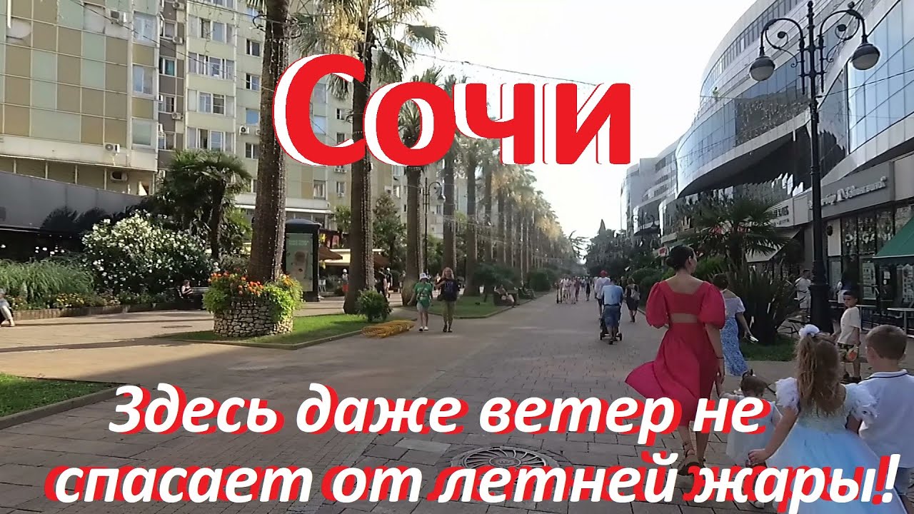 Приехали в Сочи. Прогулка по городу до Морского порта.