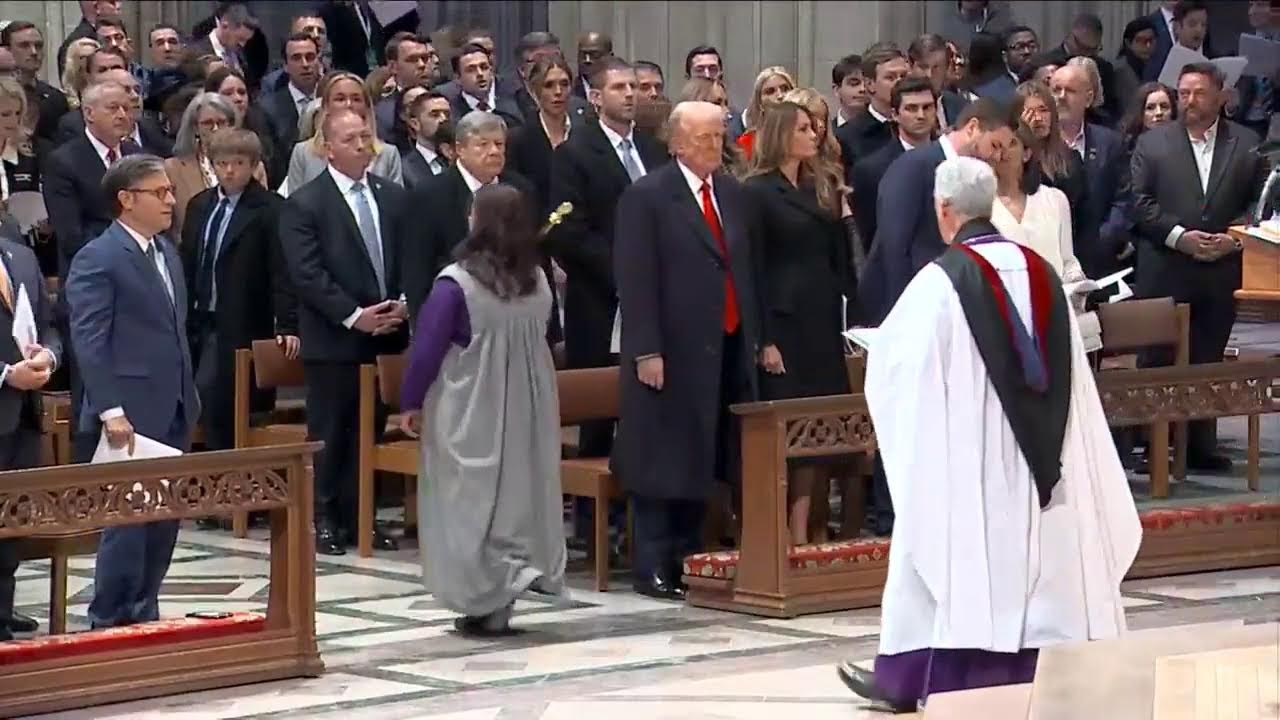 Trump at the National Cathedral 1-21-25