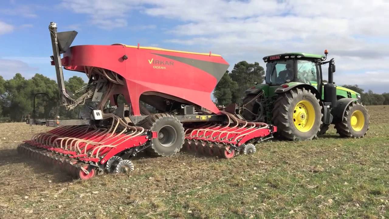 Siembra directa. Virkar Ocean & John Deere.